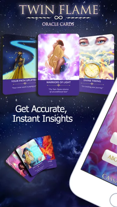 Twin Flame Oracle Cards स्क्रीनशॉट