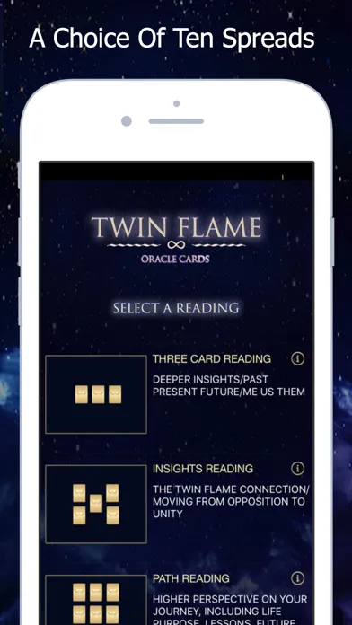 Twin Flame Oracle Cards स्क्रीनशॉट