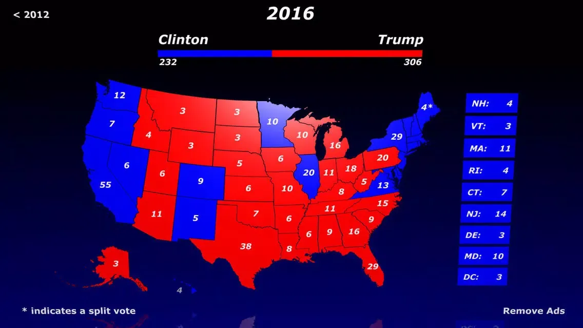 Election Center 2016 Ekran Görüntüleri