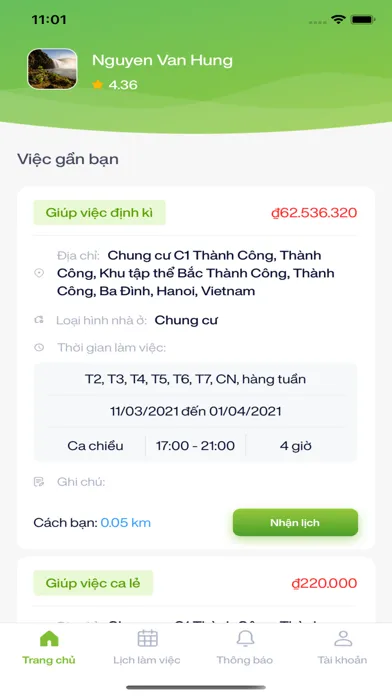 Capturas de pantalla de Nhân Viên Agiupviec.vn