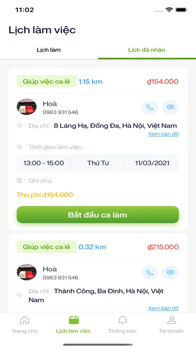 Capturas de pantalla de Nhân Viên Agiupviec.vn