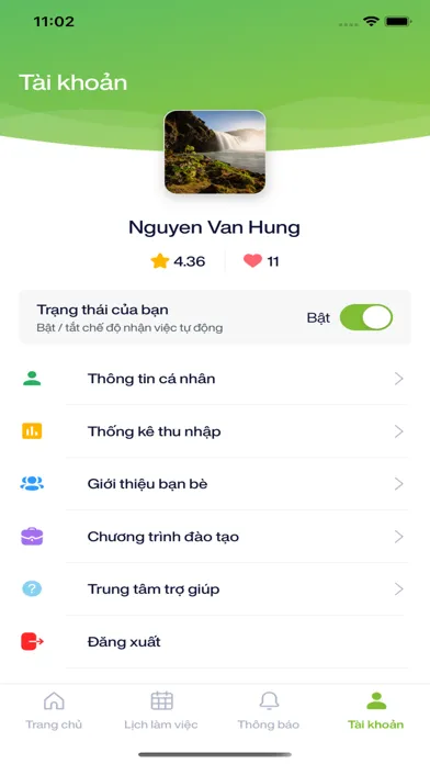 Capturas de pantalla de Nhân Viên Agiupviec.vn