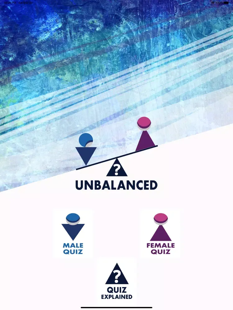 Unbalanced: A Companion Quiz iPad 应用截图