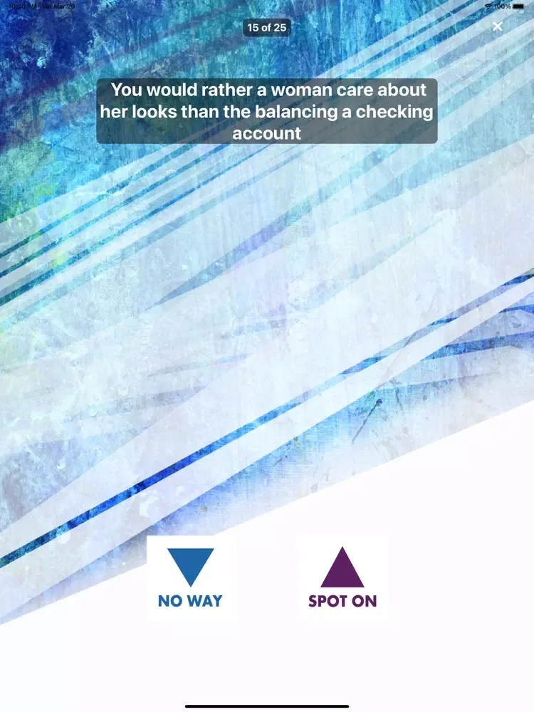 Unbalanced: A Companion Quiz iPad 应用截图