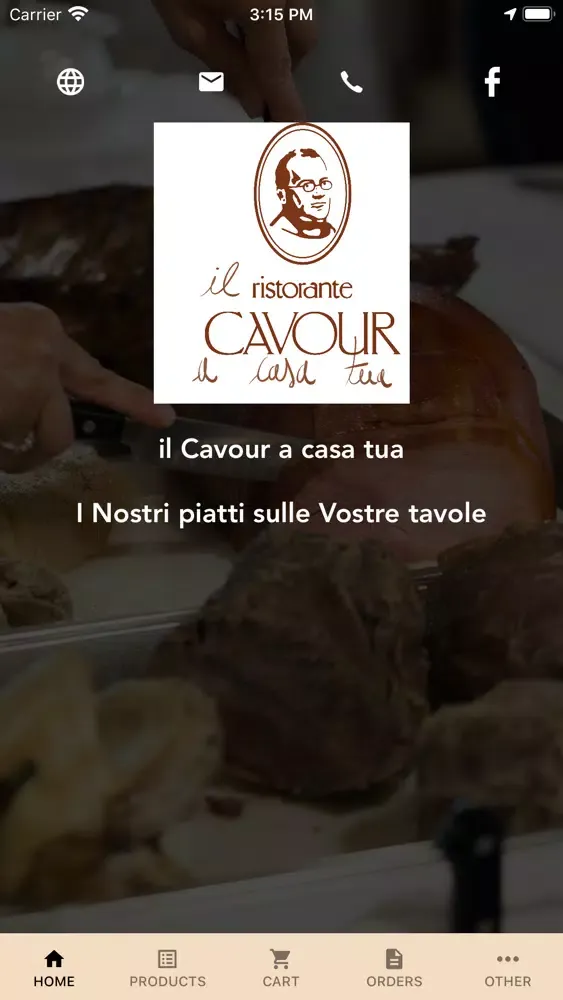 Capturas de tela do il Cavour a casa tua