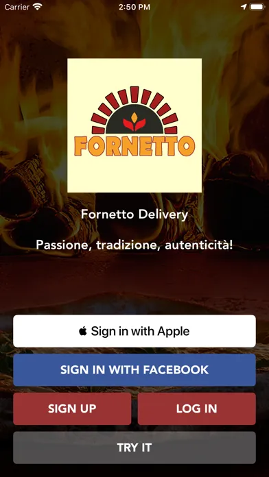 Fornetto Delivery Screenshots