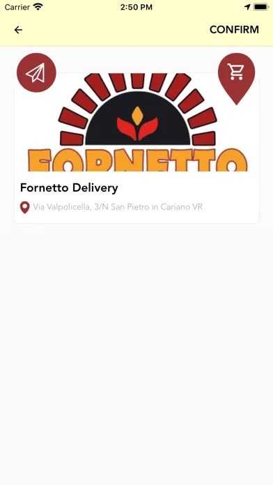 Fornetto Delivery Screenshots