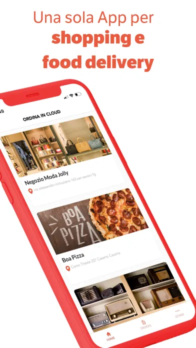 Ordina in Cloud Screenshots