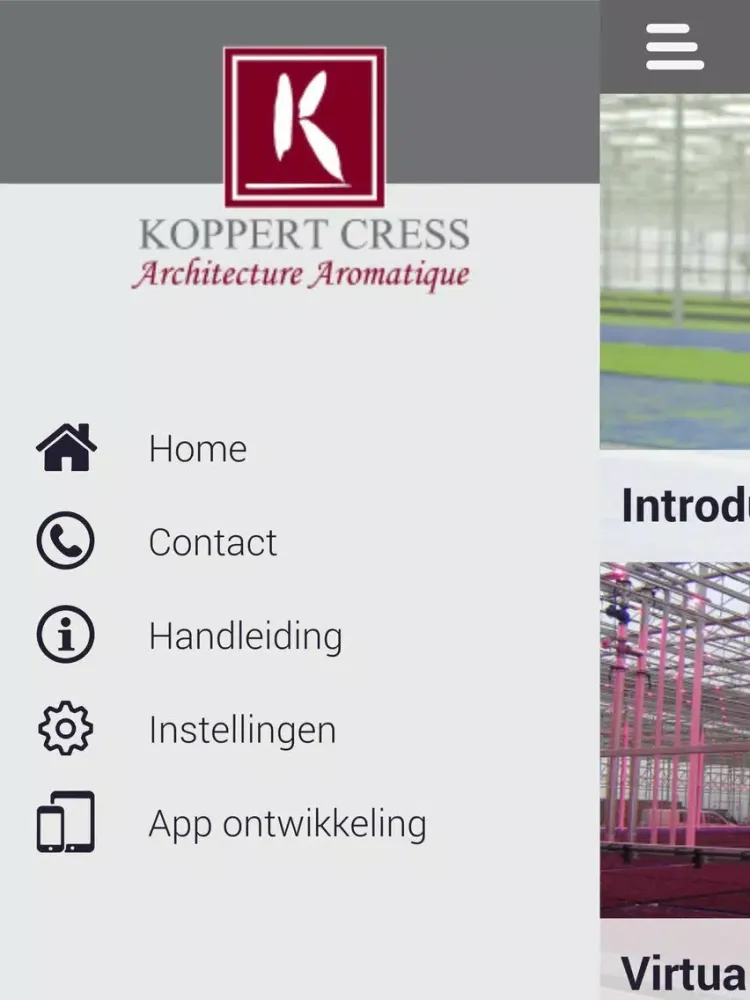 صور Koppert Cress Virtual Reality iPad 