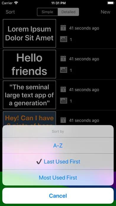 Large Text應用截圖