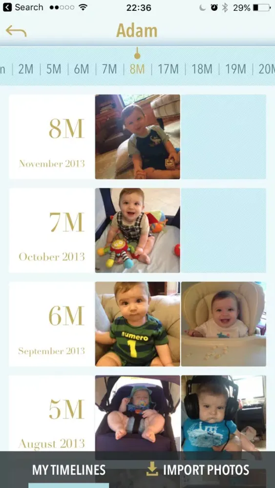 BUN Photos - A timeline of your baby's milestones應用截圖