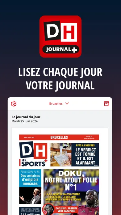 Zrzuty ekranu DH Journal +