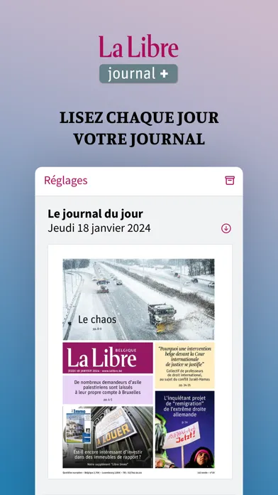 La Libre Journal + 스크린샷