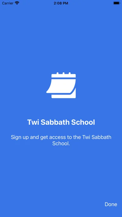 Twi Sabbath School 스크린샷