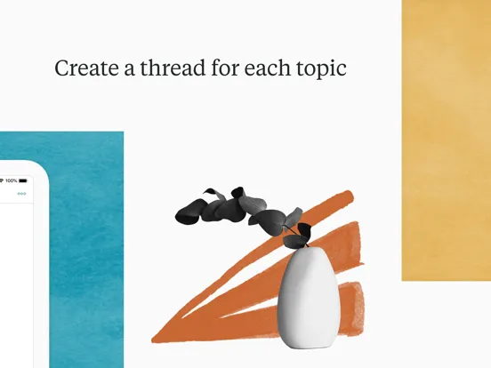 Capturas de tela do Twist: Organized Messaging iPad 