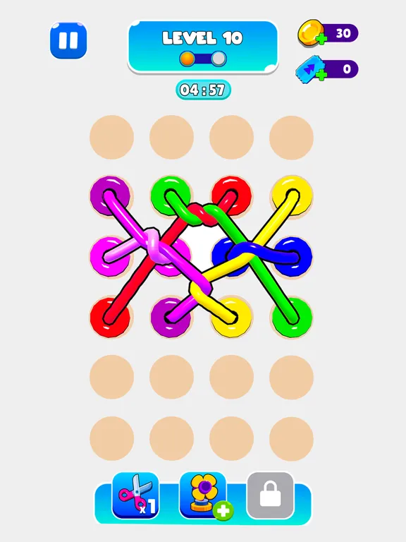 Rope Tangle 3D - Puzzle Game iPad 应用截图
