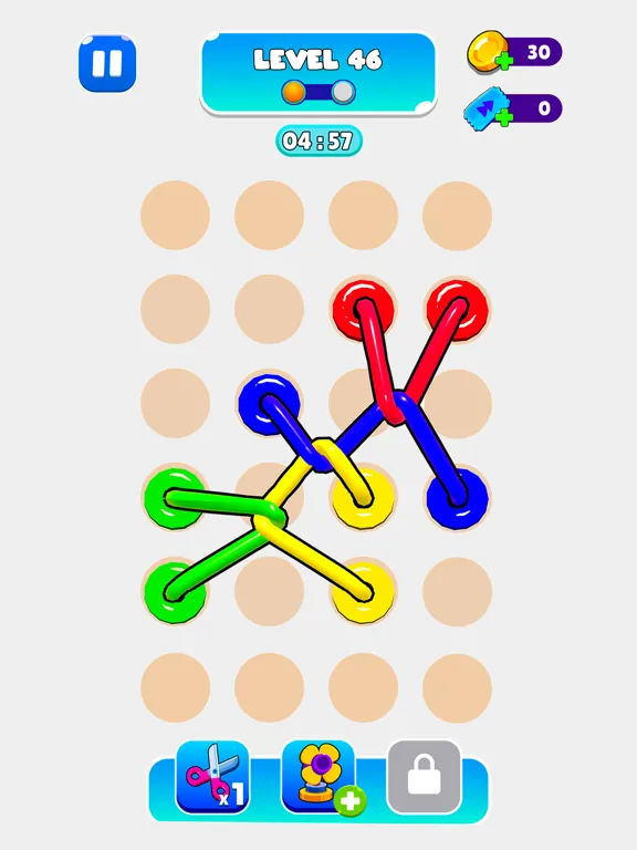 Rope Tangle 3D - Puzzle Game iPad 应用截图