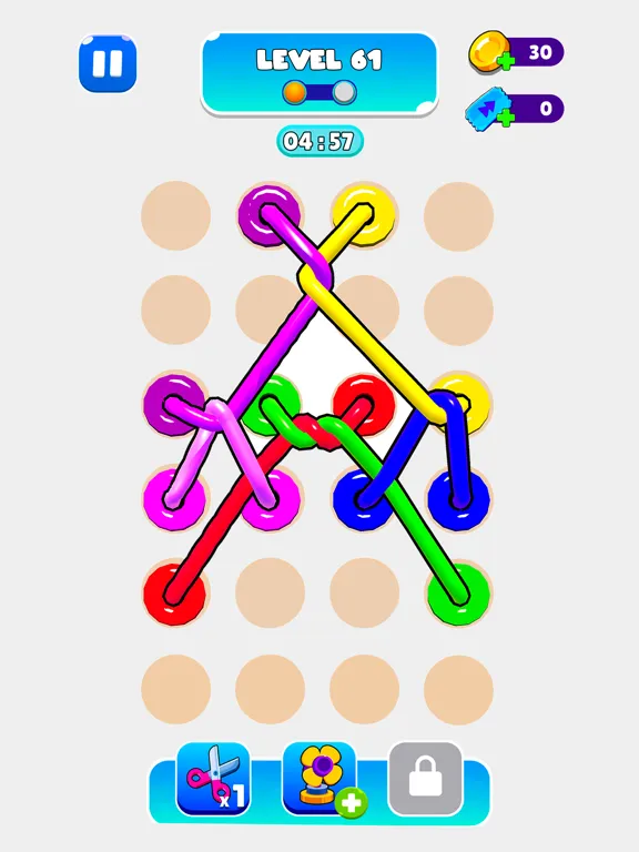 Rope Tangle 3D - Puzzle Game iPad 应用截图