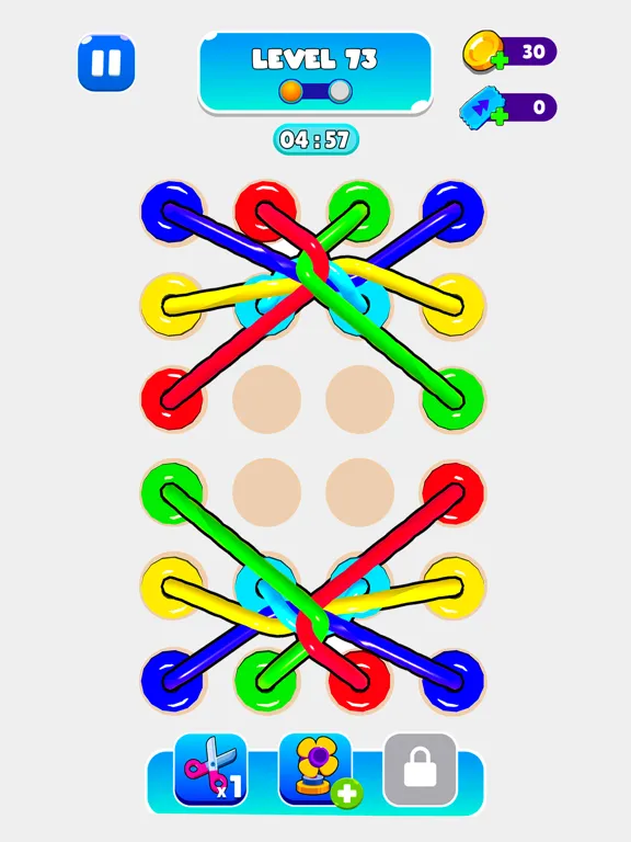 Rope Tangle 3D - Puzzle Game iPad 应用截图