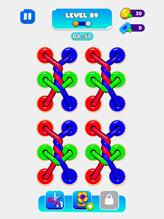 Rope Tangle 3D - Puzzle Game iPad 应用截图