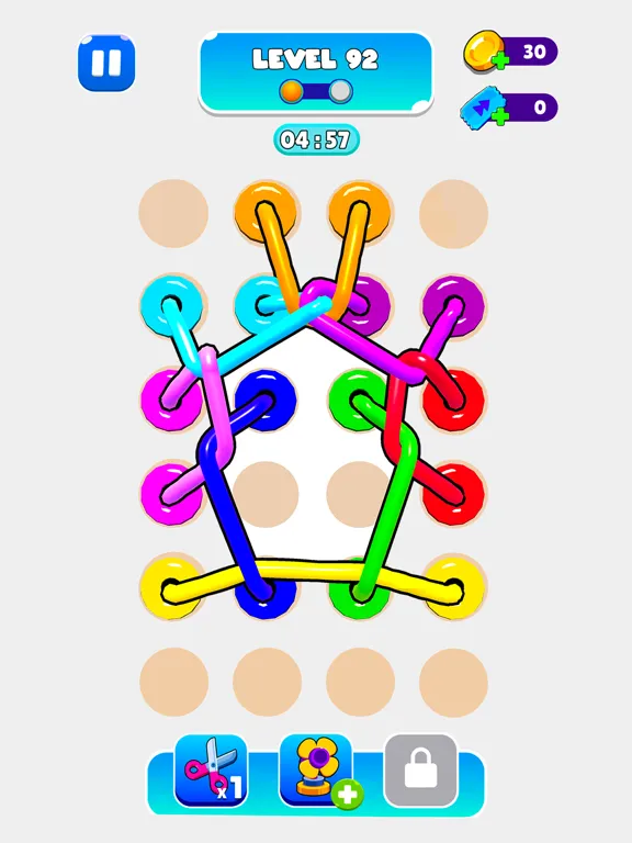 Rope Tangle 3D - Puzzle Game iPad 应用截图