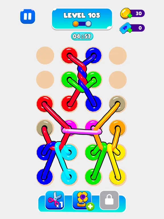 Rope Tangle 3D - Puzzle Game iPad 应用截图