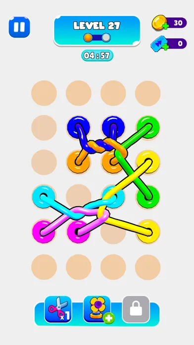 Rope Tangle 3D - Puzzle Game应用截图