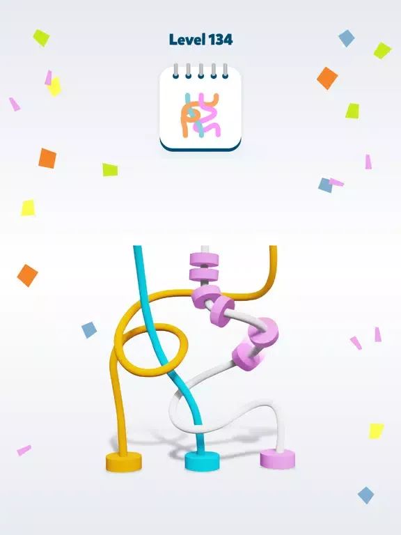 ภาพหน้าจอของ Twisted Master: Tangle Rods 3D iPad 