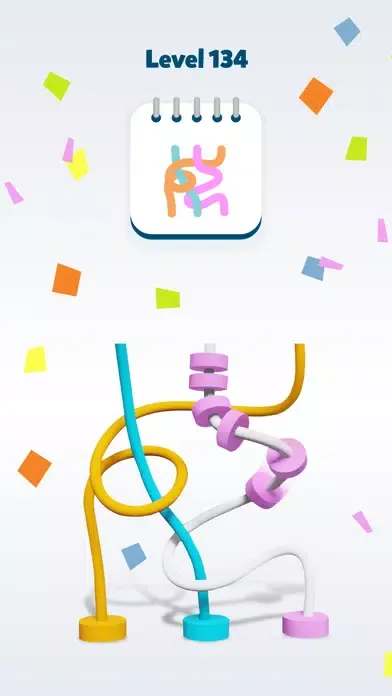 ภาพหน้าจอของ Twisted Master: Tangle Rods 3D