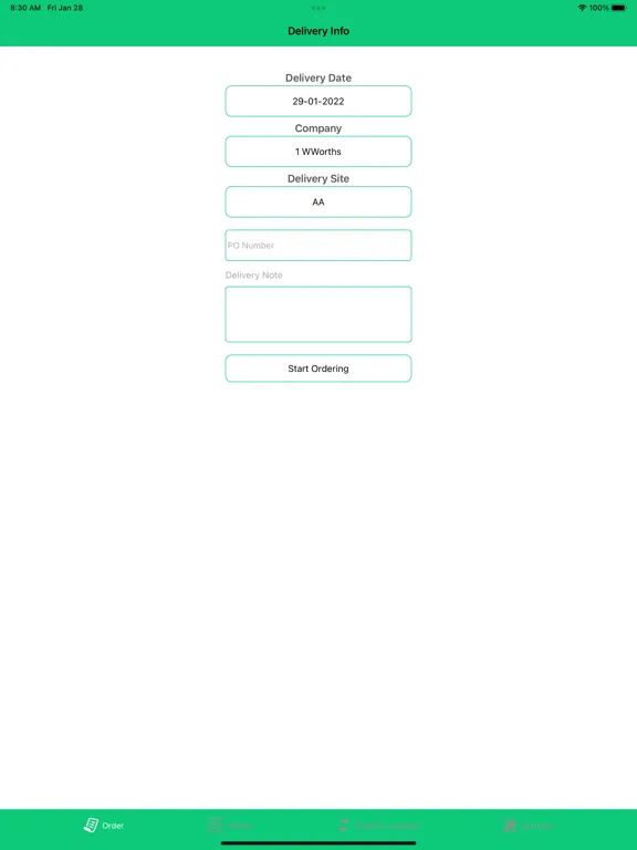 Del Fresh iPad 应用截图