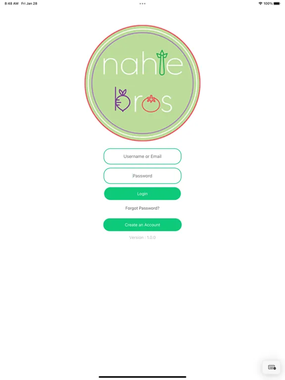 Ảnh chụp màn hình của Nahle Bros iPad 