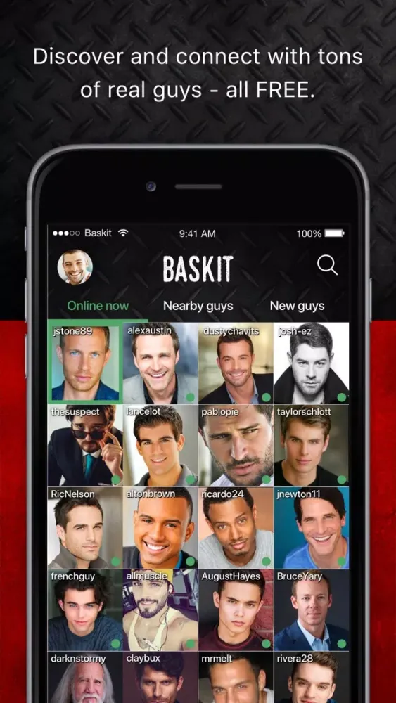 Screenshot di BASKIT Gay video chat & dating
