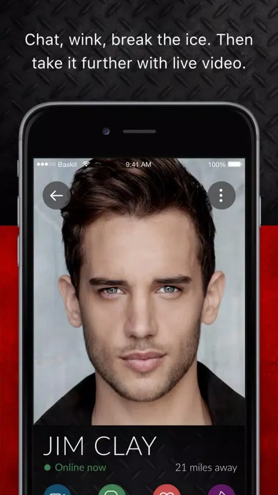 Screenshot di BASKIT Gay video chat & dating