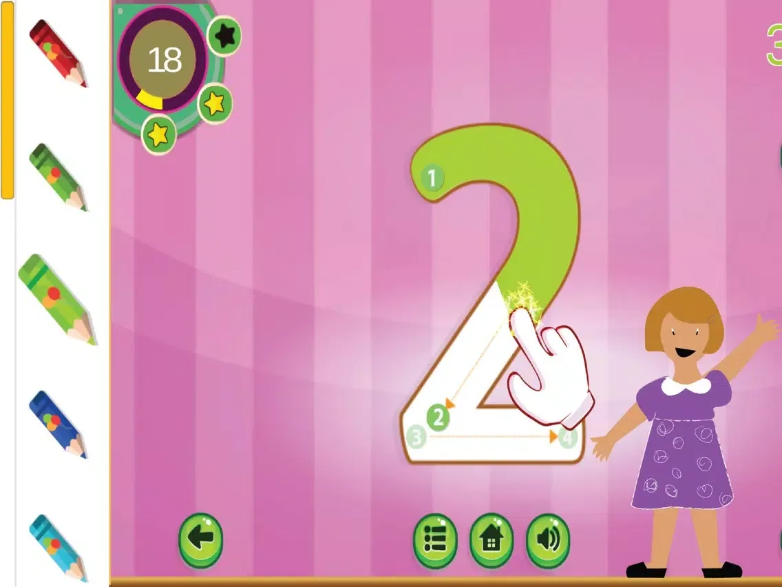 Zrzuty ekranu abc 123 genius kids: english alphabet & number iPad 