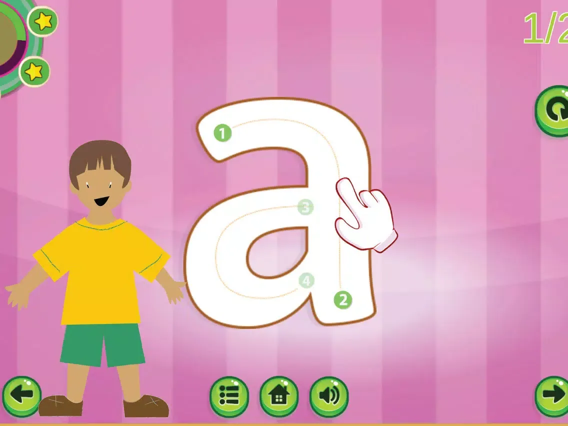 Zrzuty ekranu abc 123 genius kids: english alphabet & number iPad 