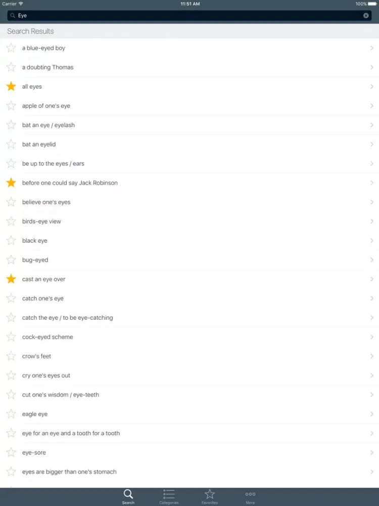 idiomsLexicon - English Idioms iPad  Ekran Görüntüleri