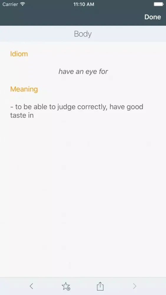 idiomsLexicon - English Idioms Ekran Görüntüleri