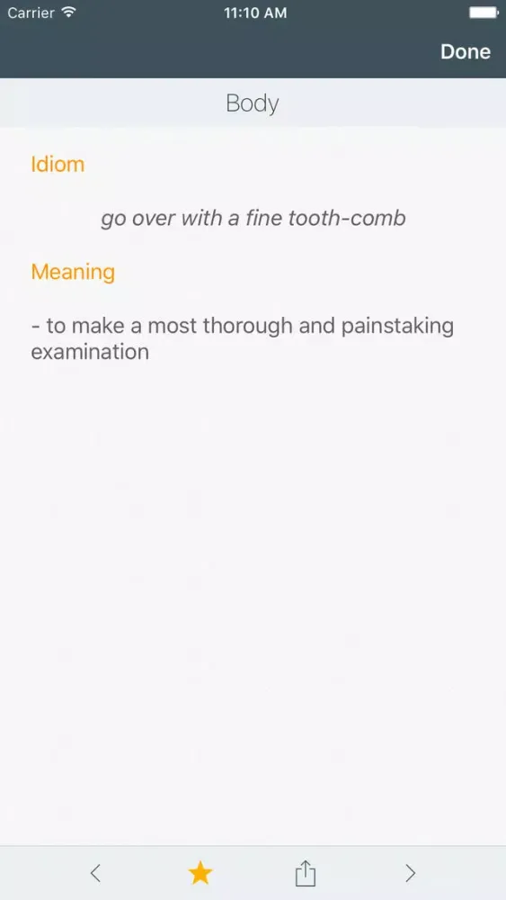 idiomsLexicon - English Idioms Ekran Görüntüleri