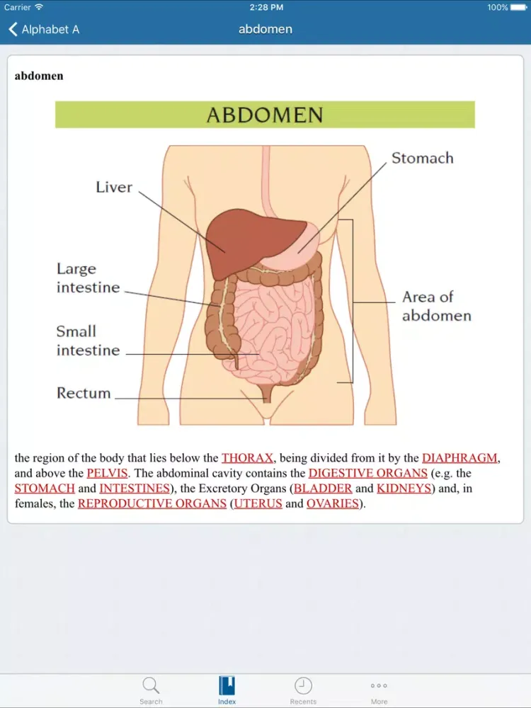 mediLexicon iPad  Screenshots