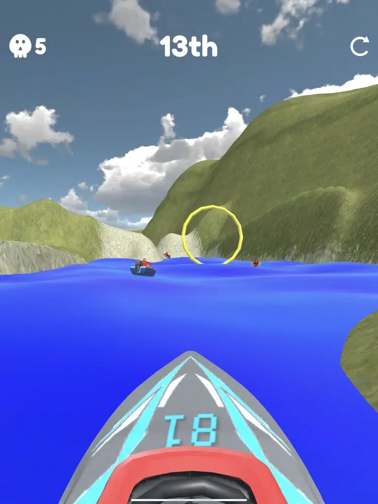 ภาพหน้าจอของ Boat Waves iPad 