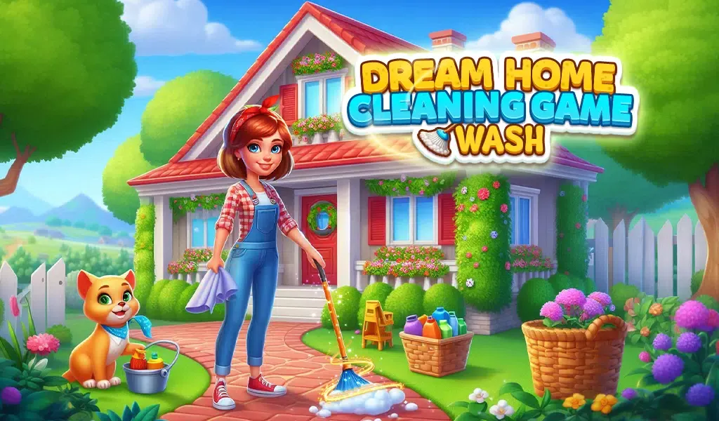 Dream Home Cleaning Game Wash Screenshots