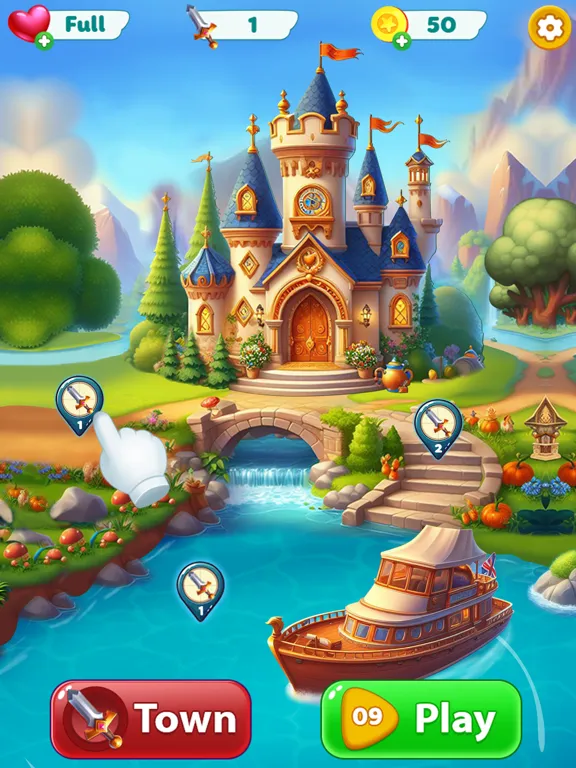 Скриншоты Triple Match Kingdom Reborn 3D iPad 