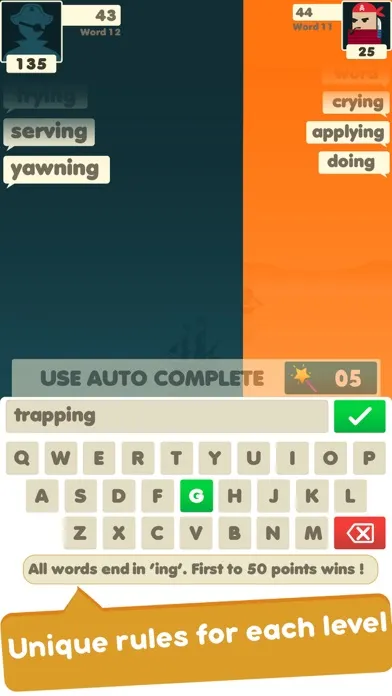 Word War - Word Battle Games 스크린샷