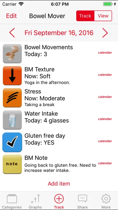 Скриншоты Bowel Mover Pro - IBS Tracker