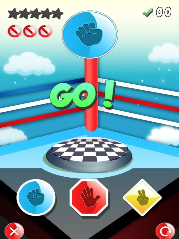 Capturas de tela do R.P.S. Knockout iPad 