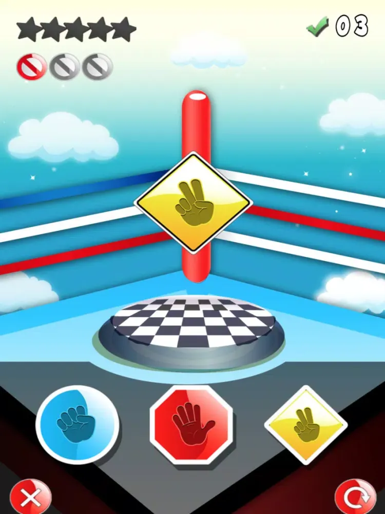 Capturas de tela do R.P.S. Knockout iPad 