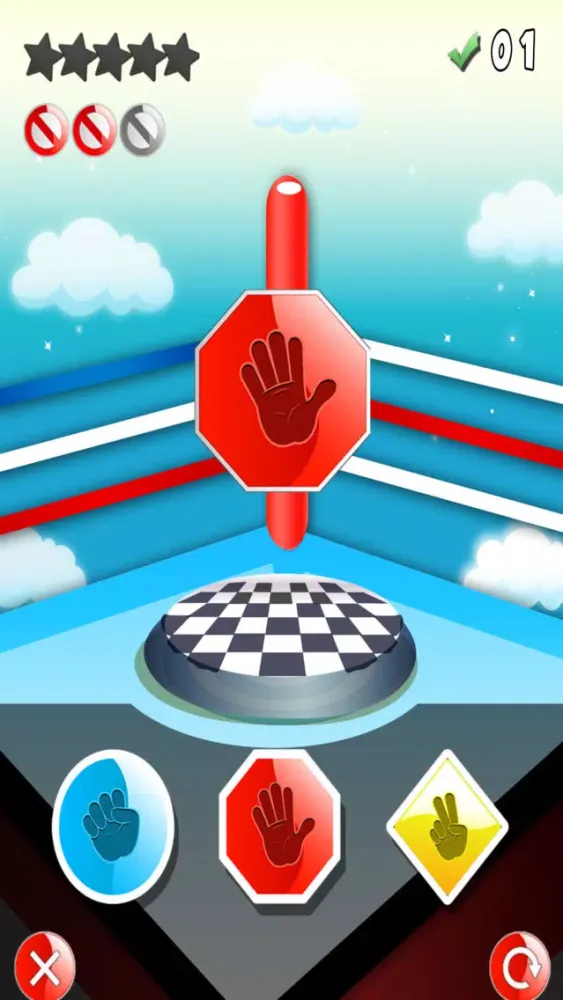 Capturas de tela do R.P.S. Knockout