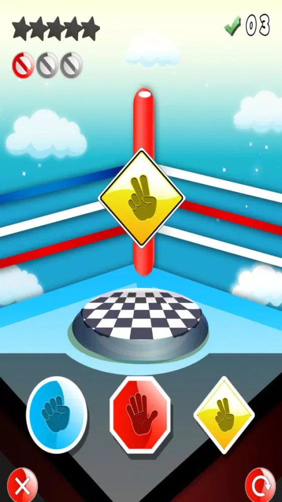Capturas de tela do R.P.S. Knockout