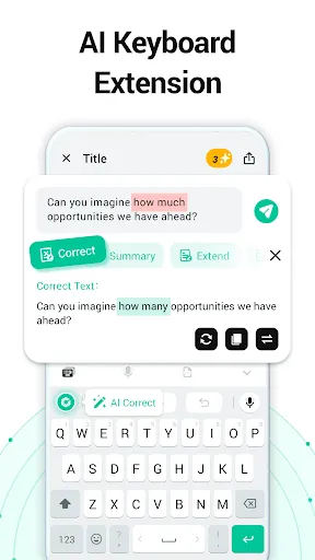Скриншоты AI Notes, Ask AI Chat to Write