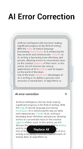 Скриншоты AI Notes, Ask AI Chat to Write